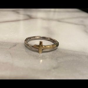 Silpada R1393 vintage cross ring size 9